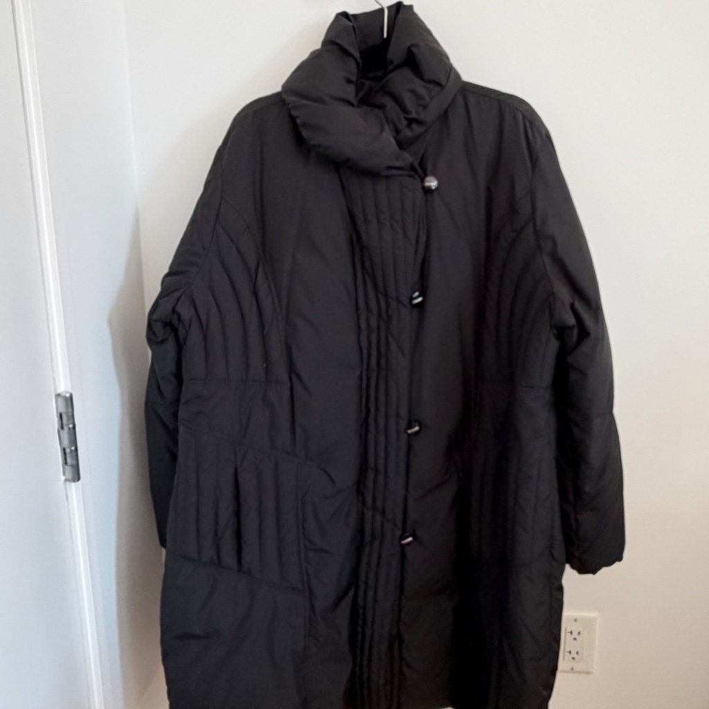 Larry Levine Down Puffer Coat --2x